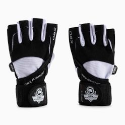Mănuși de fitness Bushido, negru și alb, DBX-Wg-162-M