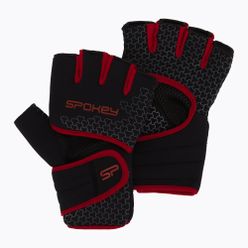 Spokey Lava mănuși de fitness negru / roșu 928974