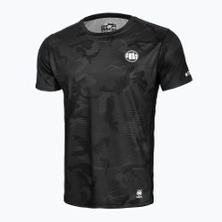 Tricou de antrenament pentru bărbați Pitbull Performance Mesh Net Camo All Black Camo negru 962020918901