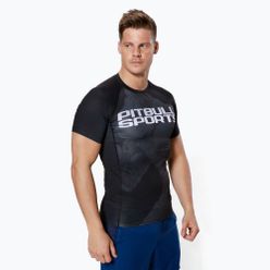 Rashguard pentru bărbați Pitbull West Coast T-S Rash Master Of Boxing black