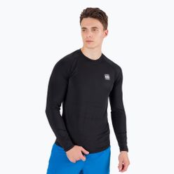 Bărbați Rashguard cu mânecă lungă Pitbull West Coast Performance Small Logo black