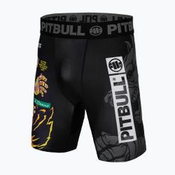 Pantaloni scurți de compresie pentru bărbați Pitbull West Coast Masters of BJJ Hilltop black