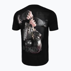 Pitbull West Coast Boxing FD tricou de antrenament pentru bărbați negru 213029900002