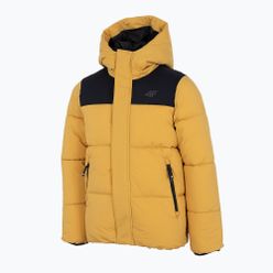 Jachetă pentru copii 4F galben HJZ22-JKUMP004