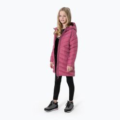Jachetă pentru copii 4F în jos roz HJZ22-JKUDP003