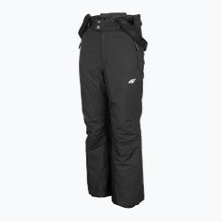 Pantaloni de schi pentru copii 4F JSPDN001 negru HJZ22-JSPDN001