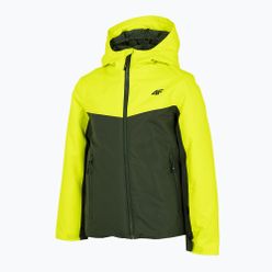 Jachetă de schi pentru copii 4F verde JKUMN001