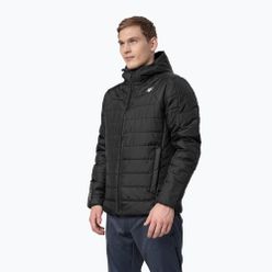 Jachetă de bărbați 4F negru H4Z22-KUMP006