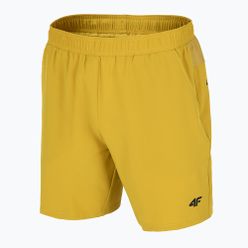 Pantaloni scurți de antrenament pentru bărbați 4F H4Z22-SKMF010 galben