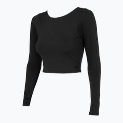Top de yoga pentru femei 4F H4Z22-TSDL019 negru