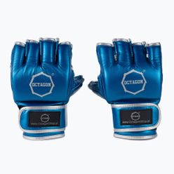 Octagon MMA mănuși de grappling albastru