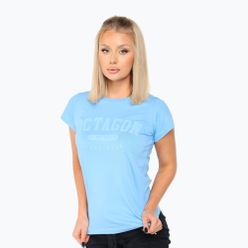 Tricou pentru femei Octagon est. 2010 albastru