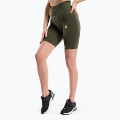 Pantaloni scurți de antrenament pentru femei Gym Glamour Flexible Khaki 436
