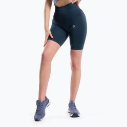 Pantaloni scurți de antrenament pentru femei Gym Glamour Flexible Dark Sea 437