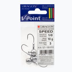Dragon V-Point Speed jig cap 10g 3pcs negru PDF-521-100-010