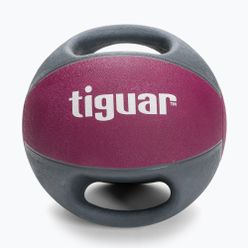 Mingea medicinală Tiguar violet-gri cu mânere TI-PLU005