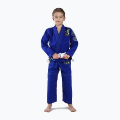 GI to BJJ pentru copii Ground Game Junior 3.0 albastru GIJUN3BLU00