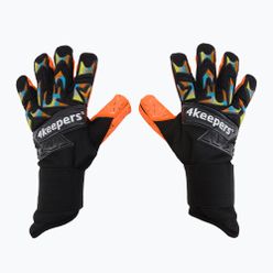 Mănuși de portar 4Keepers Equip Flame Nc negru-portocalii EQUIPFLNC