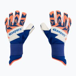Mănuși de portar 4Keepers Equip Puesta Nc niebiesko-pomarańczowe EQUIPPUNC