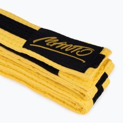 Centura BJJ pentru copii MANTO Tag galben cu bară neagră MNA867_YEL/BLK_M0