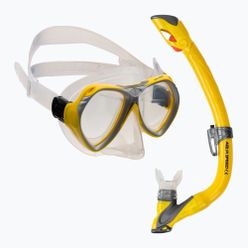 Set de snorkel pentru copii AQUA-SPEED Aura + mască Evo + snorkel galben 605