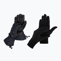 Mănuși de snowboard pentru bărbați Dakine Leather Titan Gore-Tex Negru D10003155