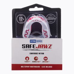 SAFEJAWZ Extro-Series Protector de maxilar alb-roz SJFANGZPIA