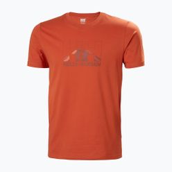 Helly Hansen Nord Graphic tricou de trekking pentru bărbați portocaliu 62978_308