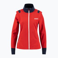 Jachetă de schi fond pentru femei Swix Infinity roșu 15246-99990-XS
