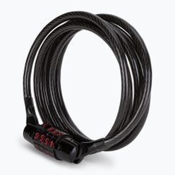 Kryptonite cablu de blocare a bicicletei negru Keeper 512 Combo Cable