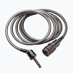 Kryptonite cablu de blocare a bicicletei negru Keeper 512 Combo Cable