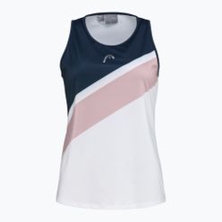 Tricou de tenis pentru femei HEAD Perf Tank Top alb și roz 814342