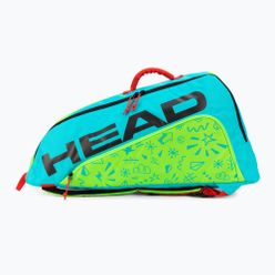 Geantă de tenis pentru copii HEAD Junior Combi Novak albastru-verde 283672