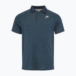 Tricou polo de tenis HEAD Performance Polo pentru bărbați, albastru marin 811403NV