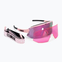 Ochelari de ciclism Bliz Breeze Small S3+S1 roz mat / maro rose multi / roz 52212-49