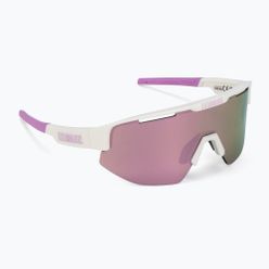 Ochelari de ciclism Bliz Matrix S3 mat alb violet mat cu logo / maro roz multi 52304-04