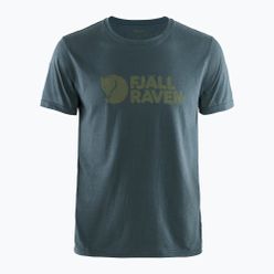 Tricou de trekking pentru bărbați Fjällräven Logo albastru marin F87310