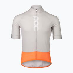Tricou de ciclism pentru bărbați POC gri-portocaliu 58135