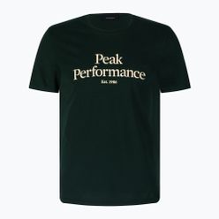 Cămașă de trekking pentru bărbați Peak Performance Original Tee verde G77692260