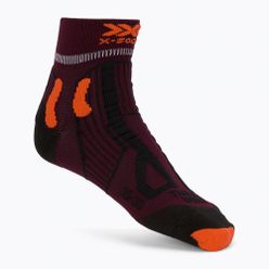 Șosete de traseu pentru bărbați X-Socks Trail Run Energy maro-portocalii RS13S19U-O003