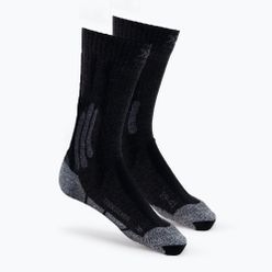 Șosete de trekking pentru bărbați X-Socks Trek Silver negru-gri TS07S19U-B010