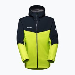 Jachetă de ploaie pentru bărbați MAMMUT Convey Tour HS verde și albastru marin