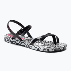 Ipanema Fashion sandale de damă negre și albe 83179-20829