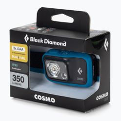 Black Diamond Cosmo 350 lanternă cu cap albastru BD6206734004ALL1