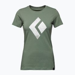 Tricou de alpinism pentru femei Black Diamond Chalked Up verde AP7300523053