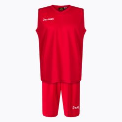 Spalding Atlanta 21 set de baschet pentru bărbați pantaloni scurți + tricou roșu SP031001A223