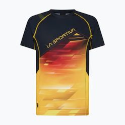 Tricou de alergat pentru bărbați LaSportiva Wave galben-negru P42999100