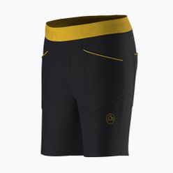 Pantaloni scurți de alpinism pentru bărbați La Sportiva Esquirol negru și galben N78999100