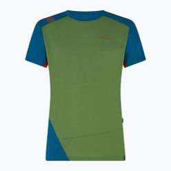 Tricou de alpinism pentru bărbați La Sportiva Grip verde-albastru N87718623
