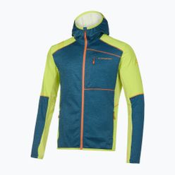 Bluză de trekking pentru bărbați LaSportiva Existence Hoody bleumarin-verde P53639729